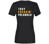 Troy Polamalu Freakin Pittsburgh Football Fan T Shirt
