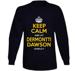 Dermontti Dawson Keep Calm Pittsburgh Football Fan T Shirt