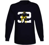 Franco Harris 32 Goat Immaculate Reception 50th Anniversary Pittsburgh Football Fan T Shirt