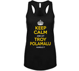 Troy Polamalu Keep Calm Pittsburgh Football Fan T Shirt