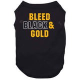 Bleed Black And Gold Pittsburgh Football Fan T Shirt