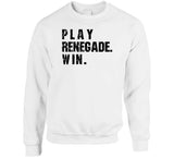 Play Renegade Win Pittsburgh Football Fan Distressed V2 T Shirt