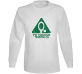 Pittsburgh Triangles Tennis Fan T Shirt