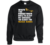 Franco Harris Boogeyman Pittsburgh Football Fan T Shirt