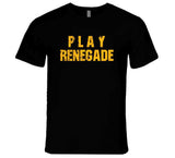 Play Renegade Pittsburgh Football Fan Distressed T Shirt