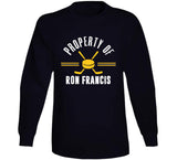 Ron Francis Property Of Pittsburgh Hockey Fan T Shirt