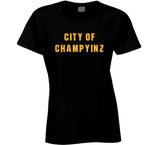 City Of Champyinz Pittsburgh Football Fan T Shirt