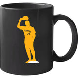 Roberto Clemente Silhouette Pittsburgh Baseball Fan V2 T Shirt