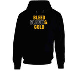 Bleed Black And Gold Pittsburgh Football Fan T Shirt