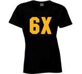 6 Championships 6x Pittsburgh Football Fan T Shirt