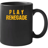 Play Renegade Pittsburgh Football Fan Distressed T Shirt