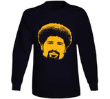 Franco Harris Running Back Big Head Silhouette Pittsburgh Football Fan T Shirt