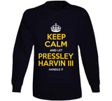Pressley Harvin III Keep Calm Pittsburgh Football Fan T Shirt