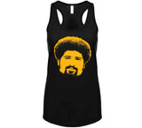 Franco Harris Running Back Big Head Silhouette Pittsburgh Football Fan T Shirt