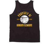 Roberto Clemente Property Of Pittsburgh Baseball Fan T Shirt