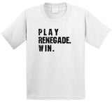 Play Renegade Win Pittsburgh Football Fan Distressed V2 T Shirt