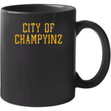 City Of Champyinz Pittsburgh Baseball Fan Distressed T Shirt