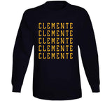 Roberto Clemente X5 Pittsburgh Baseball Fan T Shirt