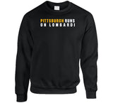 Pittsburgh Runs On Lombardi Football Fan T Shirt