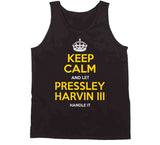 Pressley Harvin III Keep Calm Pittsburgh Football Fan T Shirt