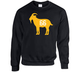 Mario Lemieux Goat 66 Pittsburgh Hockey Fan T Shirt