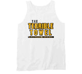 Pittsburgh Terrible Towel Football Fan Distressed T Shirt
