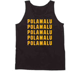 Troy Polamalu X5 Pittsburgh Football Fan T Shirt