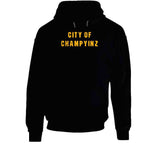 City Of Champyinz Pittsburgh Football Fan Distressed T Shirt