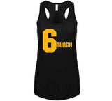Sixburgh Six Titles Pittsburgh Football Fan T Shirt