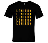 Mario Lemieux X5 Pittsburgh Hockey Fan T Shirt