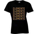 Roberto Clemente X5 Pittsburgh Baseball Fan T Shirt