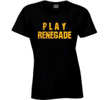 Play Renegade Pittsburgh Football Fan Distressed T Shirt
