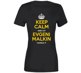 Evgeni Malkin Keep Calm Pittsburgh Hockey Fan T Shirt