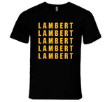 Jack Lambert X5 Pittsburgh Football Fan T Shirt