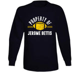Jerome Bettis Property Of Pittsburgh Football Fan T Shirt