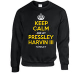 Pressley Harvin III Keep Calm Pittsburgh Football Fan T Shirt