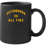 Pittsburgh Vs All Yinz Pittsburgh Football Fan T Shirt