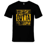 Straight Outta Pittsburgh Football Fan T Shirt