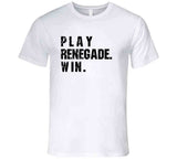 Play Renegade Win Pittsburgh Football Fan Distressed V2 T Shirt