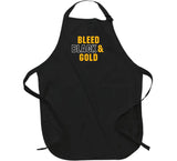 Bleed Black And Gold Pittsburgh Football Fan T Shirt