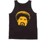 Franco Harris Running Back Big Head Silhouette Pittsburgh Football Fan T Shirt