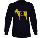 Mario Lemieux Pittsburgh Hockey Fan Goat Distressed T Shirt