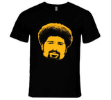 Franco Harris Running Back Big Head Silhouette Pittsburgh Football Fan T Shirt