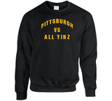 Pittsburgh Vs All Yinz Pittsburgh Football Fan T Shirt