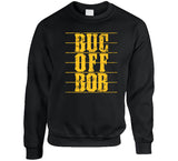 Buc Off Bob Pittsburgh Baseball Fan Distressed T Shirt