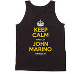John Marino Keep Calm Pittsburgh Hockey Fan T Shirt