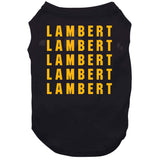Jack Lambert X5 Pittsburgh Football Fan T Shirt