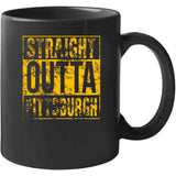 Straight Outta Pittsburgh Football Fan T Shirt