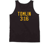 Mike Tomlin 3 16 Pittsburgh Football Fan T Shirt