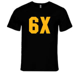 6 Championships 6x Pittsburgh Football Fan T Shirt